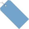 3 3/4 x 1 7/8" Dark Blue 13 Pt. Shipping Tags - Pre-Wired