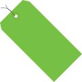 3 3/4 x 1 7/8" Green 13 Pt. Shipping Tags - Pre-Wired