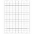 1/2 x 3/4" White Rectangle Laser Labels