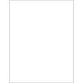 8 1/2 x 11" White Rectangle Laser Labels - Master Case
