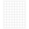 1 x 1" Weather-Resistant Laser Labels