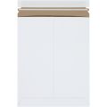 9 ¾″ x 12 ¼″ White Self-Seal Flat Mailers